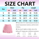 Women High Waist Swim Skirt Shorts With Ruffle Hem Side Pocket Solid Color Bikini Bottom Ladies Beachwear Summer Swimming Bottom