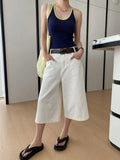 Sports vest U-neck slim fit camisole bottoming T-shirt
