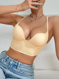 Sexy Women's Strapless Invisible Backless Dress Bra Deep V and Underwire Push up Bra Comfort underwear Women's Lingerie