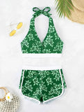 2026 High Waist Bikinis Women Padded Halter Swimwear Female Sexy Sporty Swimsuit Bathers Bathing Swimming Swim Suit Beachwear
