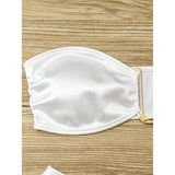13 Color 2026 New Sexy Bandeau Bikini Women Swimwear Female Swimsuit Two-Pieces Bikini Set Padded Bather Bathing Suit Swim V4647