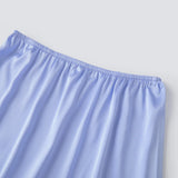Womens Casual Stylish High Waist Short Skirts olid Color Satin Lace Trim Mini Skirt for Daily Life Club Party and More
