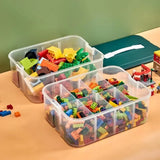 Stackable Classified Storage Box (NEW) - Transparent Dustproof Moisture-Proof Plastic | Perfect for Kids Lego Building Blocks