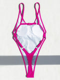 Backless Extreme Mini Micro G String Thong Women Swimwear One Piece Swimsuit Female Monokini High Leg Cut Bathing Suit Swim Lady