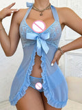 Women Transparent Lingerie Women's Underwear See Through Lingerie Sets Sexy Lace Bra And Panty Set Female Sexy Costumes