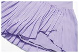 Sports Tennis Short Skirt Women's Summer Pleated Fake Two-piece Quick Drying Skort Fitness High Waist Pocket Yoga Running Skirts