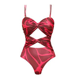 Brazilian Bikini Swimsuit with Skirt Bandage 2025 Print Swimwear Female Summer Bathing Suit Female Summer Female