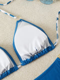 Triangle Halter Thong Bikinis 2026 Women Sexy Swimsuit Ring String Swimwear Female Bathers Bathing Swimming Swim Suit Beachwear