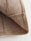 Foridol O Neck Single Breasted Apricot Women Winter Autumn New Coat Office Lady Short Thick Jacket Vintage Outerwear Loose