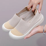 Women's shoes Women's Retro Dual-tone Slip-on Shoes Breathable Soft Sole for Comfort Summer Fashion Footwear Versatile Colorways