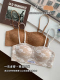 MOYISU Parisian Lace Bra Women Strapless Summer Push Up Small Bust Multiway Wear Bandeau Bralette UK Ship Fashion Top Bestseller