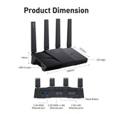 GL iNet Flint 3 Tri-Band VPN Router With 2.5G Ports