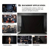 Portable black background fabric, suitable for photography, multifunctional and easy to install background fabric