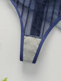 Women's Sexy Embroidered Lace Underwear With Steel Rims Push Up Breathable And Comfortable Close Fitting Underwear Set YS2864