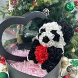 Rose Bear Gift 25cm Artificial Teddy Rose Bear with Box