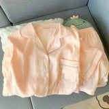 Thin Cotton Women's Short-sleeved Pajamas Set Summer Cute and Casual Sweet and Girly Thin Home Wear Set Sausage Dog Sleepwear
