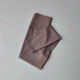 High Waist Women's Yoga Fitness Pants Naked Skin Feeling with Pockets Sports Tight Fit Running Trousers Hip Lifting Pants