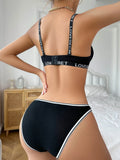 Women Push Up Bra Set Underwire Support Seamless T Shirt Bra And Panty 2-pack Everyday Lingerie Set Daily Comfort Essential