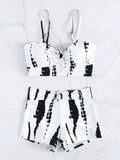 2026 Print High Waist String Two Piece Bikini Women Swimwear Female Swimsuit Bathers Bathing Swimming Suit Beachwear Summer