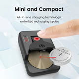 Elough Button Battery Charger For LIR1025/1220/1254/1620/1632/2016/2025/2032/2430/2450 Coin Lithium Batteries Type C Charger