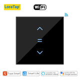 LoraTap Tuya Smart Life WiFi Curtains Blinds Switch Roller Shutters Motor Switch Backlight Style Google Home Alexa Voice Control