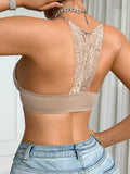 Modern Elegant Women's Sexy Bras Push up Underwire Bra Luxury Floral Lace Cup with Beautiful Backless Padded Boost Lingerie