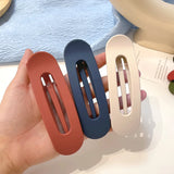Fashion Matte Flat Hair Clips Duck Billed Clips  Accessories Matte Hairpins Hairgrips Bangs Barrettes Girls Hair Accessories