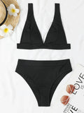 Sexy Bikinis 2025 Women Solid Swimsuit Women Padded Swimwear Female Beachwear Bathers Bathing Swimming Swim Suit
