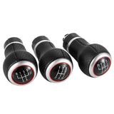 For Audi A3 S3 8p 2003-2013 A4 S4 Q5 S-Line 2007-2015 Leather Shifter Car Gear Shift Knob 12mm 5/6 Speed Handle