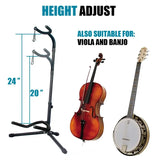 Vertical Guitar Stand Folding Liftable Folk Electric Guitar Display Stand Ukulele Pipa Bass Floor Stand Instrument Accessories