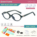 CLLOIO Hot Selling Retro Prescription Reading Glasses Women Oval Small Frame Photochromic Glasses Myopia Polarized Sunglasses