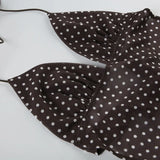 Y2k Style Polka Dot Tank Top Women Sexy Deep V neck Backless Women's Tanks Fashion Night club Outfit Lady 2026 Summer Dress up