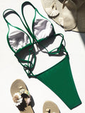 High Cut Out G String Female Swimwear One Piece Swimsuit Women Mini Micro Thong Monokini Bather Backless Bathing Suit Swim Wear