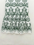 Vintage Flower Embroidery Summer Maxi Dress Women Bakless Tie Up Ruffles Long Beach Vestidos Sexy Tank Party Dresses Sundress