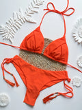 Sexy Folds Bikini Set Solid Micro Bikinis Women Swimsuit Female Triangle Swimwear Beach Wear Bathing Suit