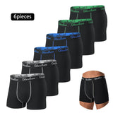 6pcs Pack Cotton Boxer Briefs Men shorts Panties Underwear For Man Brand And Underpants Homme Luxury BoxerShorts Box Slip Box