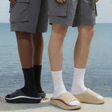 2026 New Men Indoor Street Slippers Summer House Platform Shoes Soft EVA Thick Sole Anti-slip Male Home Beach Leisure Slides