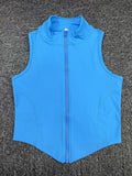 No Padded Sports Top Women Gym Vest 2025 Zipper Fitness T-shirts Woman Compressed Shirt Yoga Clothing Sportswear