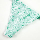 2025 New Sexy Micro Low Waist Bikini Sets Solid Swimwear Women Swimsuit Strappy Brazilian Floral Beachwear Bathing Suit biquini