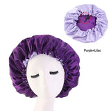 Newly Women's Satin Solid Sleeping Hat Night Sleep Cap Hair Care Bonnet Nightcap For Women Men Unisex Cap bonnet