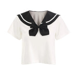 Japanese Korean Style Student Uniform Cosplay Costume Women Sexy Lingerie Tops and Pleated Skirt Sets Role Play Costume