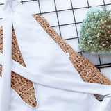 New Sexy Long Wrap Around Deep V One Piece Swimsuit Women Swimwear Female High Cut Monokini Bather Bathing Suit Swim Lady V1639B
