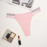 1pcs Low Waist Sexy Women G-string Charming Party Sexy Lingerie Ribbed Lady Thongs Breathable Comfortable Panty Female Underwear