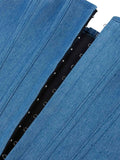New European and American Personality Corset Tight Corns Strap Vest Spice Girl Tube Top Sexy Cowboy Palace Body Shaping Top