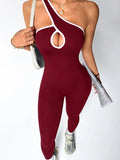 Women Seamless Yoga Jumpsuit Workout Bodysuit Tummy Control Butt-Lifting Gym Clothes Sleek Sportswear Striped Athletic Outfit