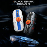 Black Shark Rokas 3 TWS Wireless Earbuds, with HIFI Stereo, Bluetooth 5.4, Fidget Spinner 24H Battery Life RGB Light Low Latency