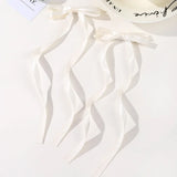 2 Pcs Fabric Hair Bow Hairpin for Women Girls Ribbon Hair Clips Headwear Black White Bow Top Clip Female Hair Accessories