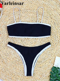 Sexy High Cut Leg Brazilian Bikini Women Swimwear Female Swimsuit Two-Pieces Bikini Set Padded Bather Bathing Suit Swim V8316