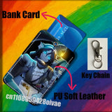 P-Pressure Sebastian Solace For ID Clips Credit Bank Bag Bus Meal Card Holder Cover Pocket Ornament Keychain