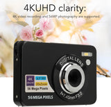20X 56MP Digital Camera Photographic 2.7 Inch Screen 4K UHD Kids Camcorder Face Detect Auto Focus Self-Timer Camera For Children